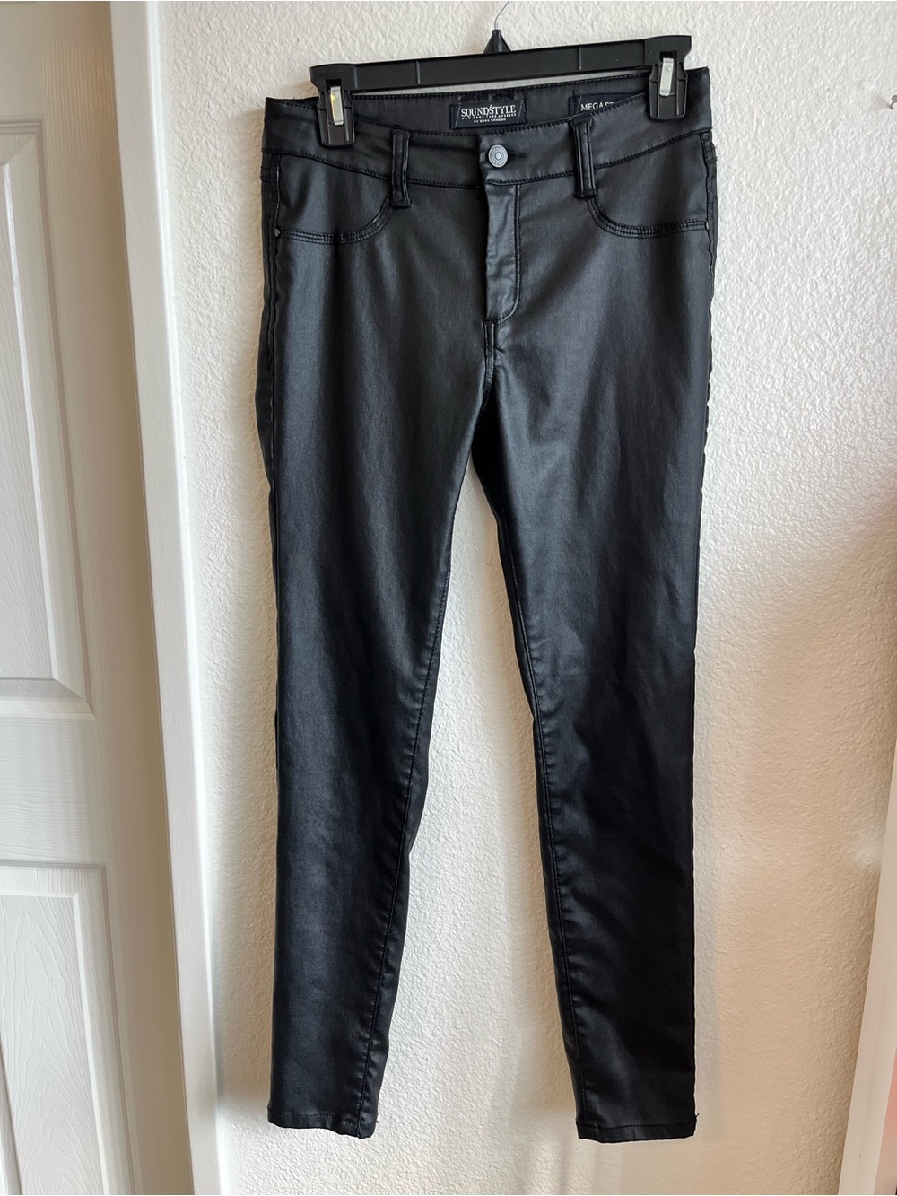 Black Pleather Pants